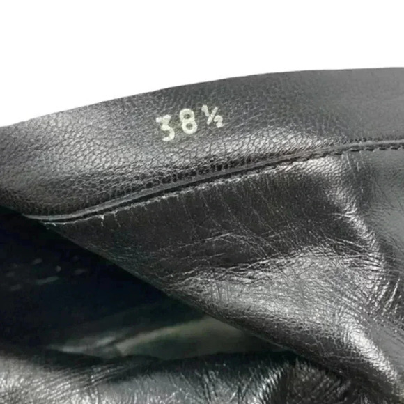 Prada Black Suede Pointed Toe French Kitten Heel Side Zip Ankle Boots Size 8 - Picture 2 of 15